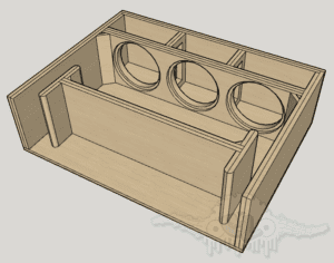 jeep wrangler bandpass subwoofer box